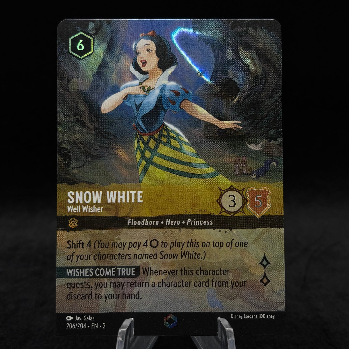 Snow White - Well Wisher (Enchanted) - Rise of the Floodborn Single Card