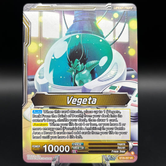 Vegeta // Vegeta, Warrior Race Pride (SLR) - Fearsome Rivals Single Card