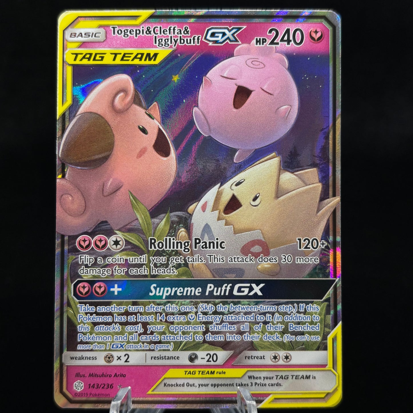 Togepi & Cleffa & Igglybuff GX 143/236 Single Card