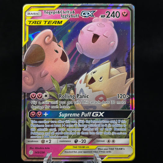 Togepi & Cleffa & Igglybuff GX 143/236 Single Card