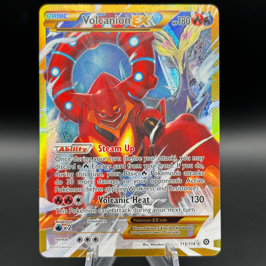 Volcanion EX (Secret) - XY - Steam Siege Single Card *Light Play*