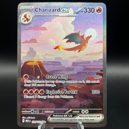 Charizard ex - 199/165 - SV: Scarlet & Violet 151 *Light Play* Single Card
