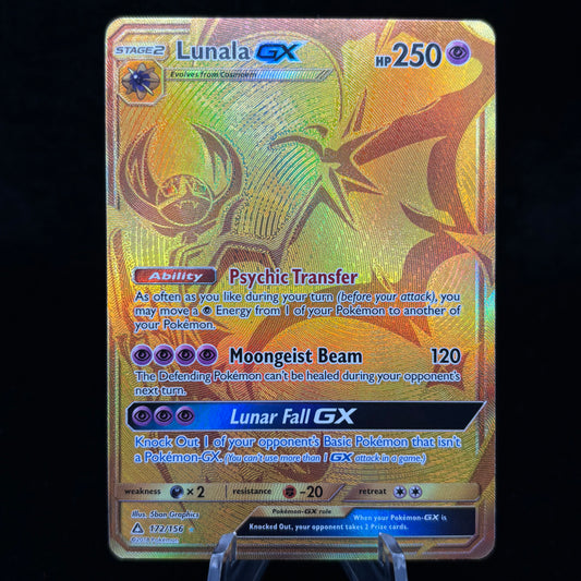 Lunala GX (Secret Rare) 172/156 Single Card