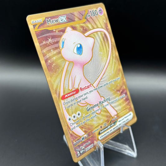 Mew ex - 205/165 (151 Metal Card) - SV: Scarlet & Violet 151 Single Card