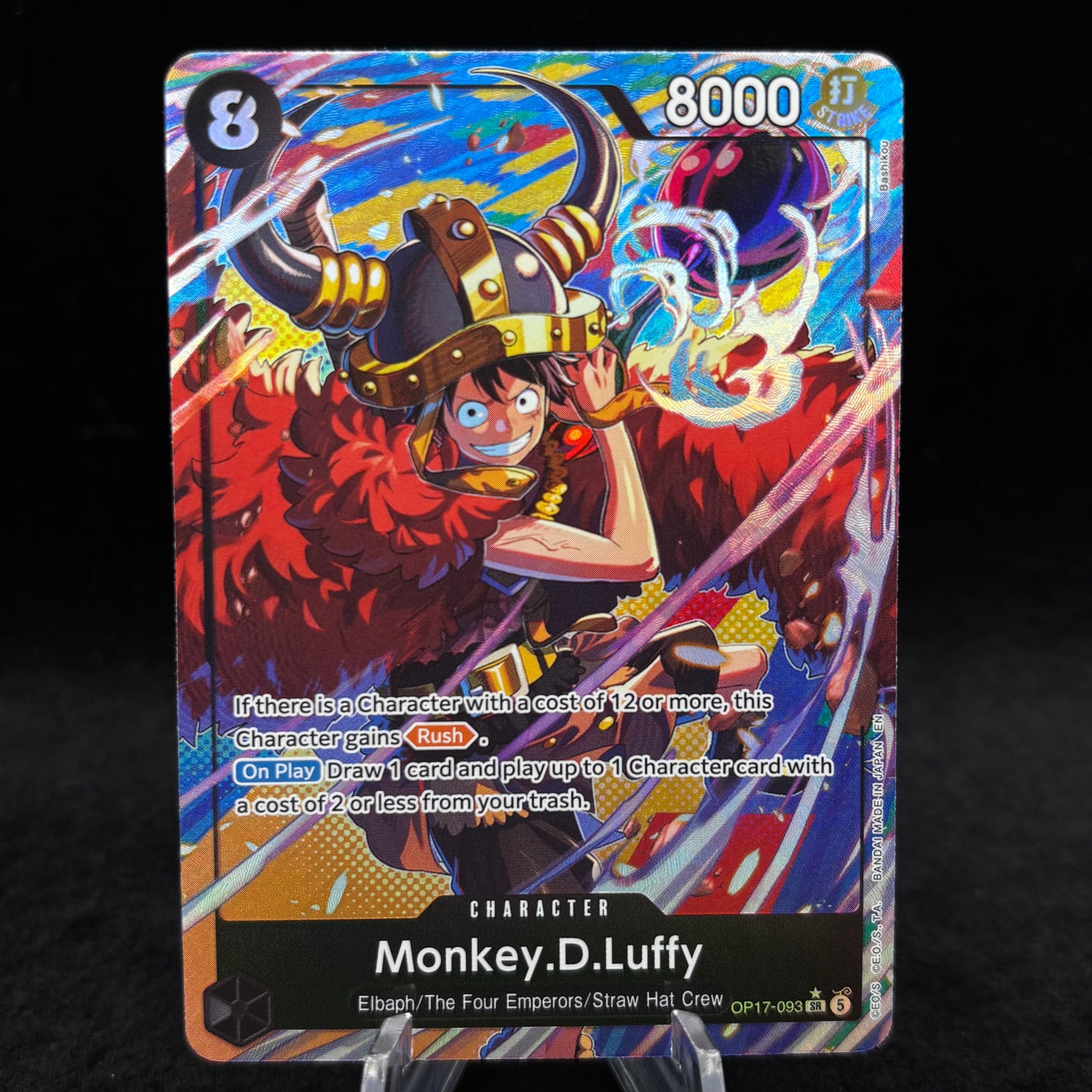 Monkey.D.Luffy (093) (Alternate Art) - The World's Strongest Warriors Single Card