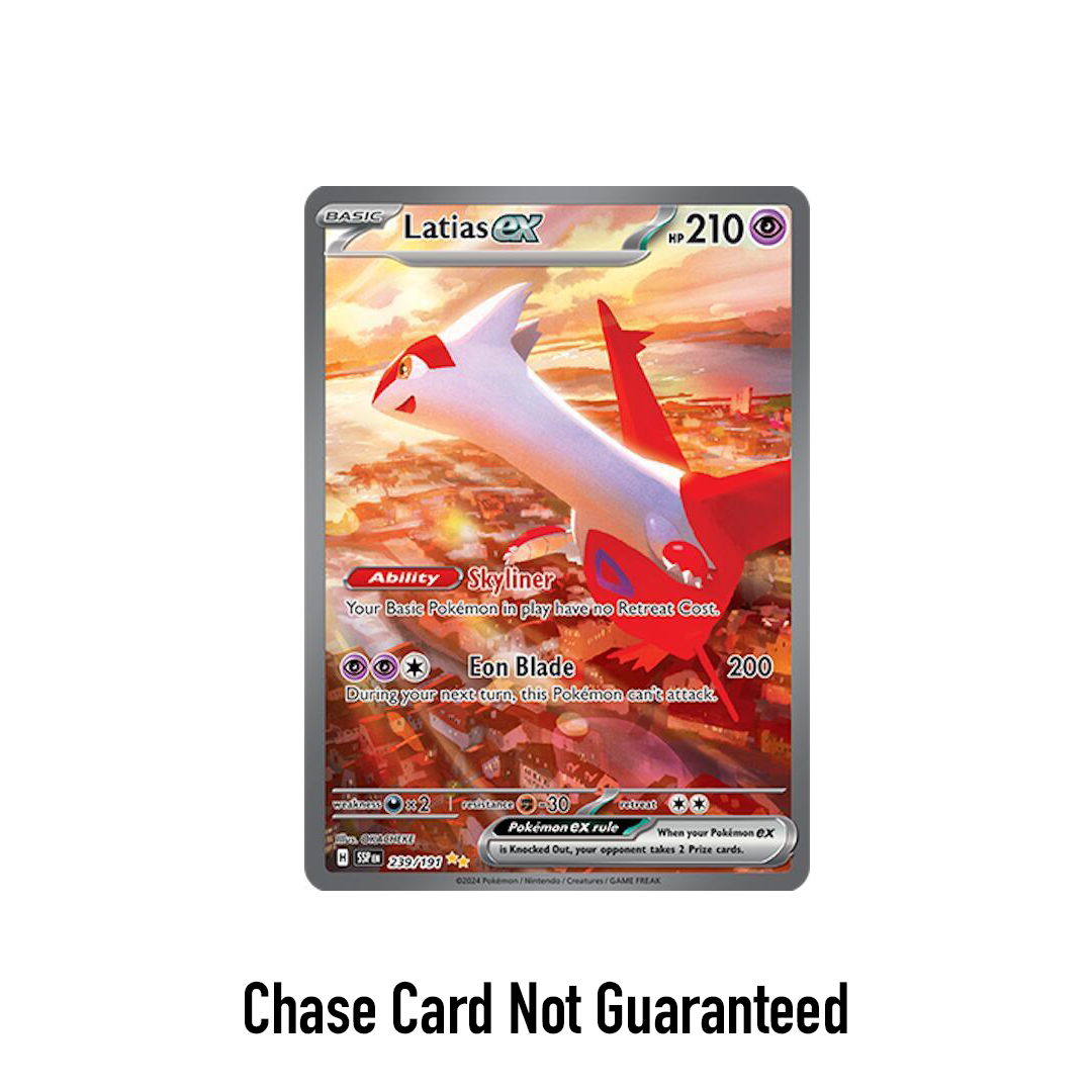 Pokemon TCG: Scarlet & Violet - Surging Sparks Three Booster Blister