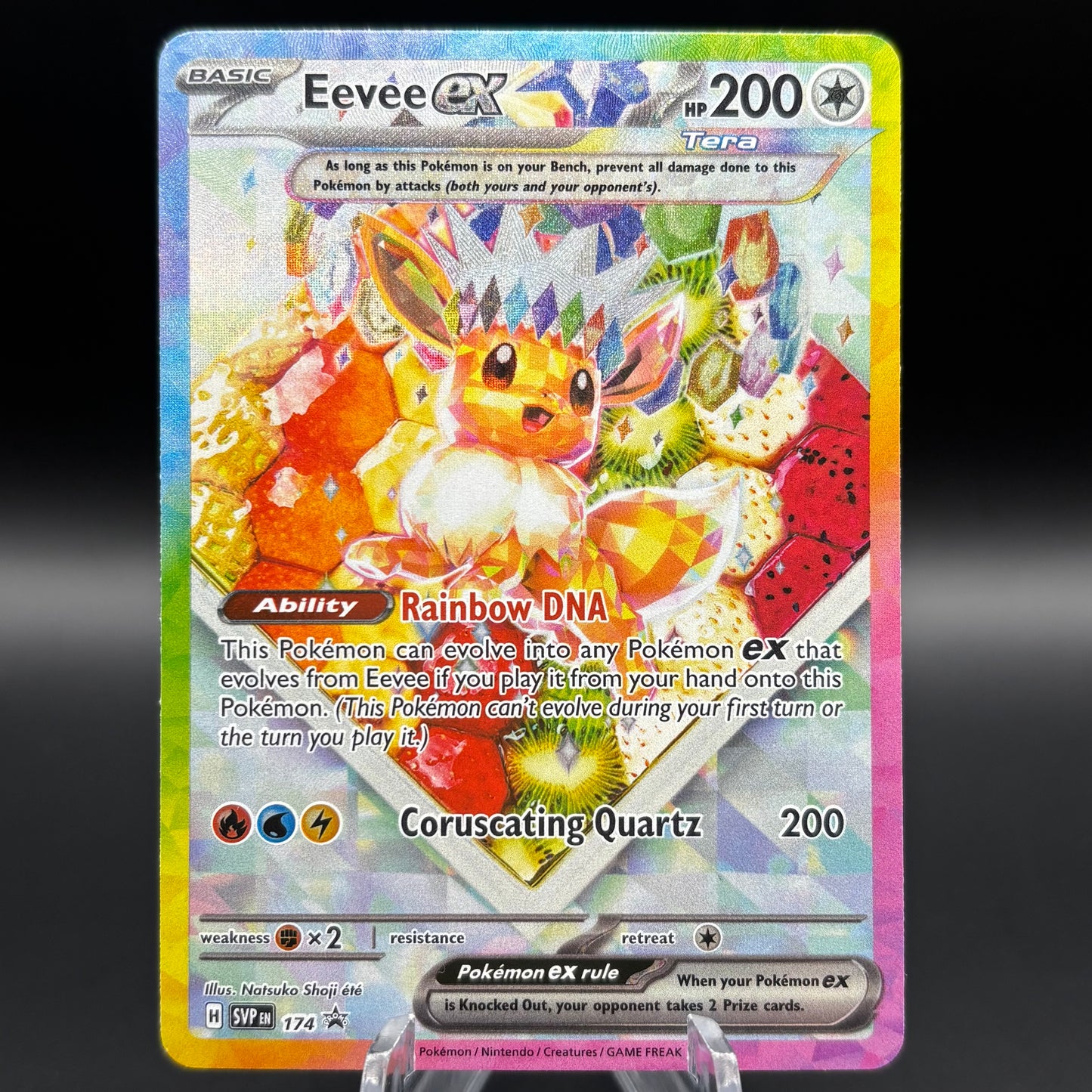 Eevee ex - 174 - SV: Scarlet & Violet PR Single Card