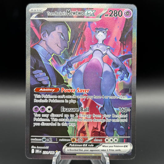 Team Rocket's Mewtwo ex - 231/182 - SV10: Destined Rivals Single Card