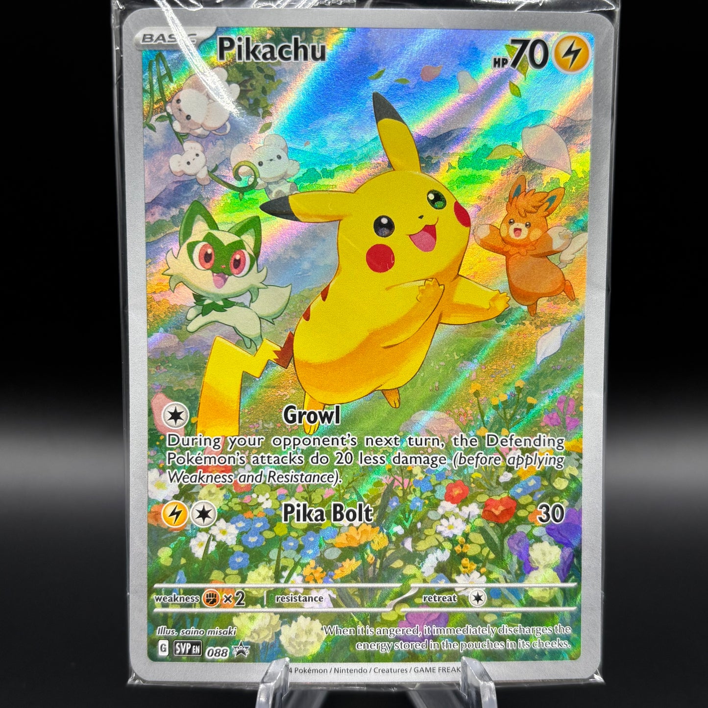Pikachu - 088 - SV: Scarlet & Violet *Sealed PR* Single Card