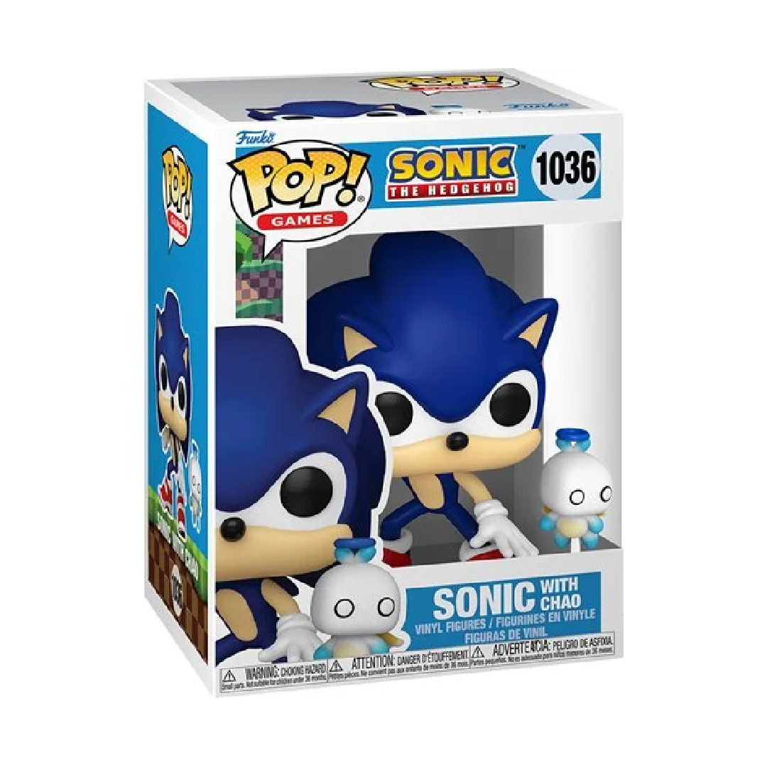 Sonic The Hedgehog Funko Pop! Vinyl Figure with Chao Buddy #1036