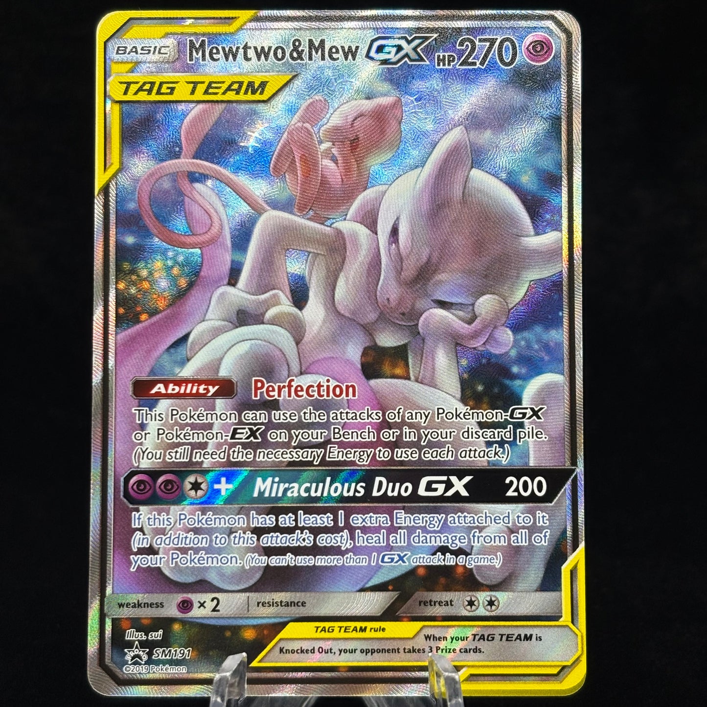Mewtwo & Mew GX - SM191 - Single Card