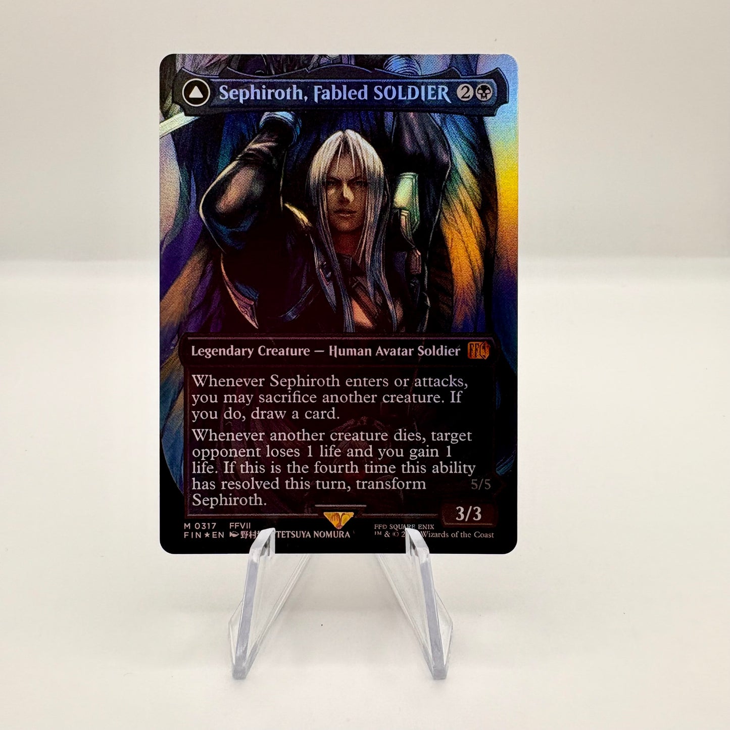 Sephiroth, Fabled SOLDIER (0317) (Borderless foil) - FINAL FANTASY