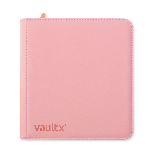 Vault X 12-Pocket Exo-Tec® Zip Binder Pink