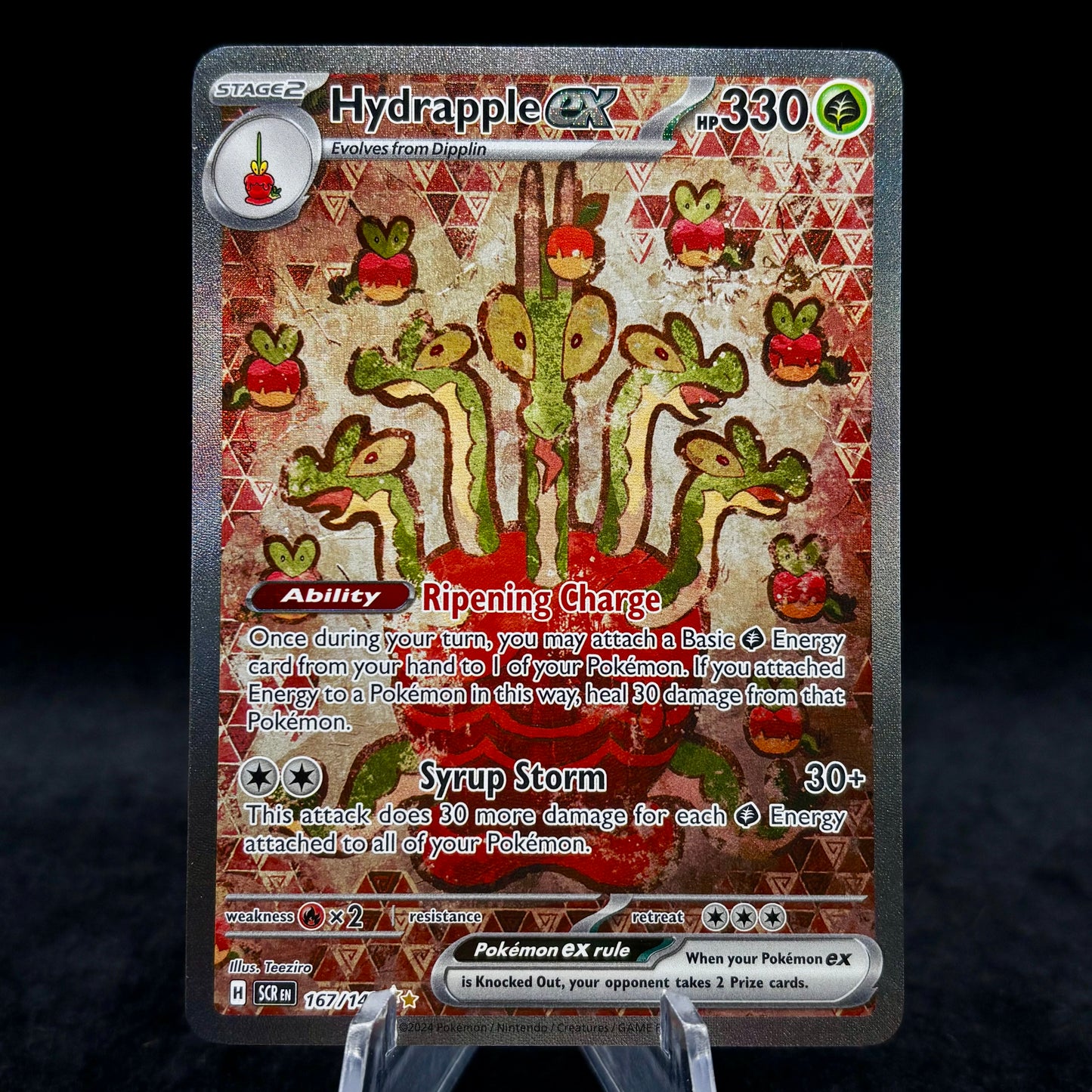 Hydrapple ex - 167/142 - SV07: Stellar Crown Single Card