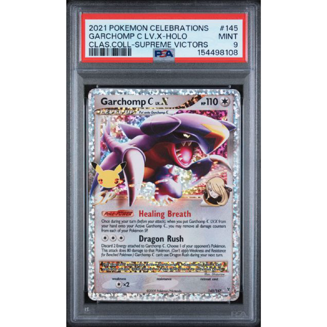 2021 POKEMON CELEBRATIONS CLASSIC COLLECTION #145 GARCHOMP C LV.X-HOLO CLAS.COLL-SUPREME VICTORS