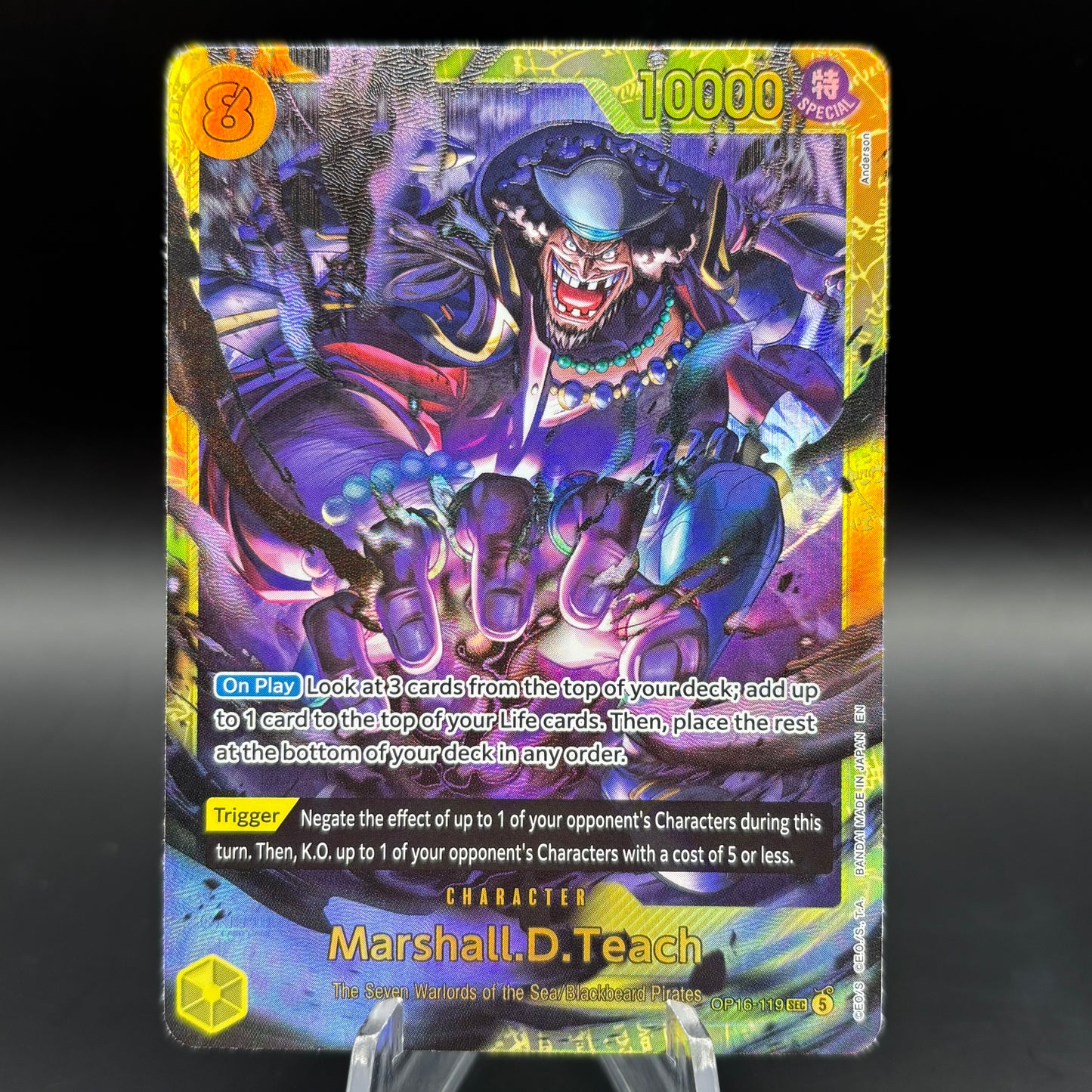 Marshall.D.Teach (119) - The Time of Battle Single Card
