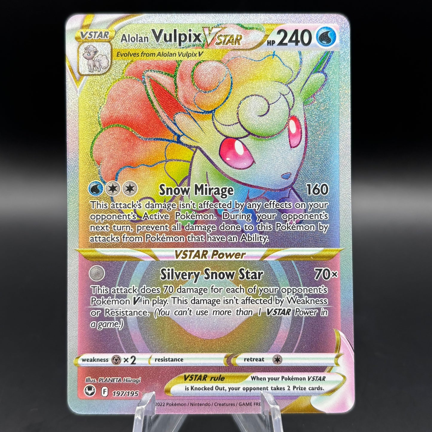 Alolan Vulpix VSTAR (Secret) 197/195 Single Card