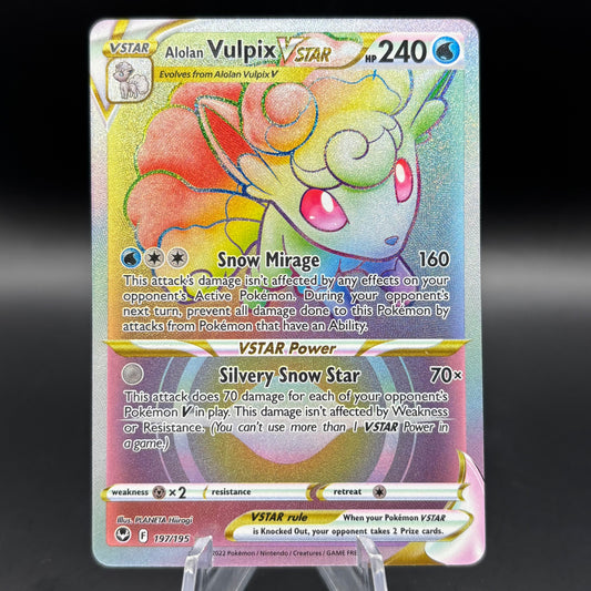 Alolan Vulpix VSTAR (Secret) 197/195 Single Card
