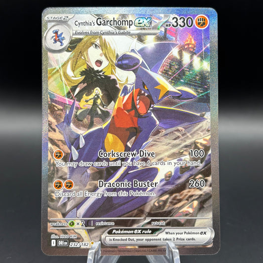 Cynthia's Garchomp ex - 232/182 Single Card