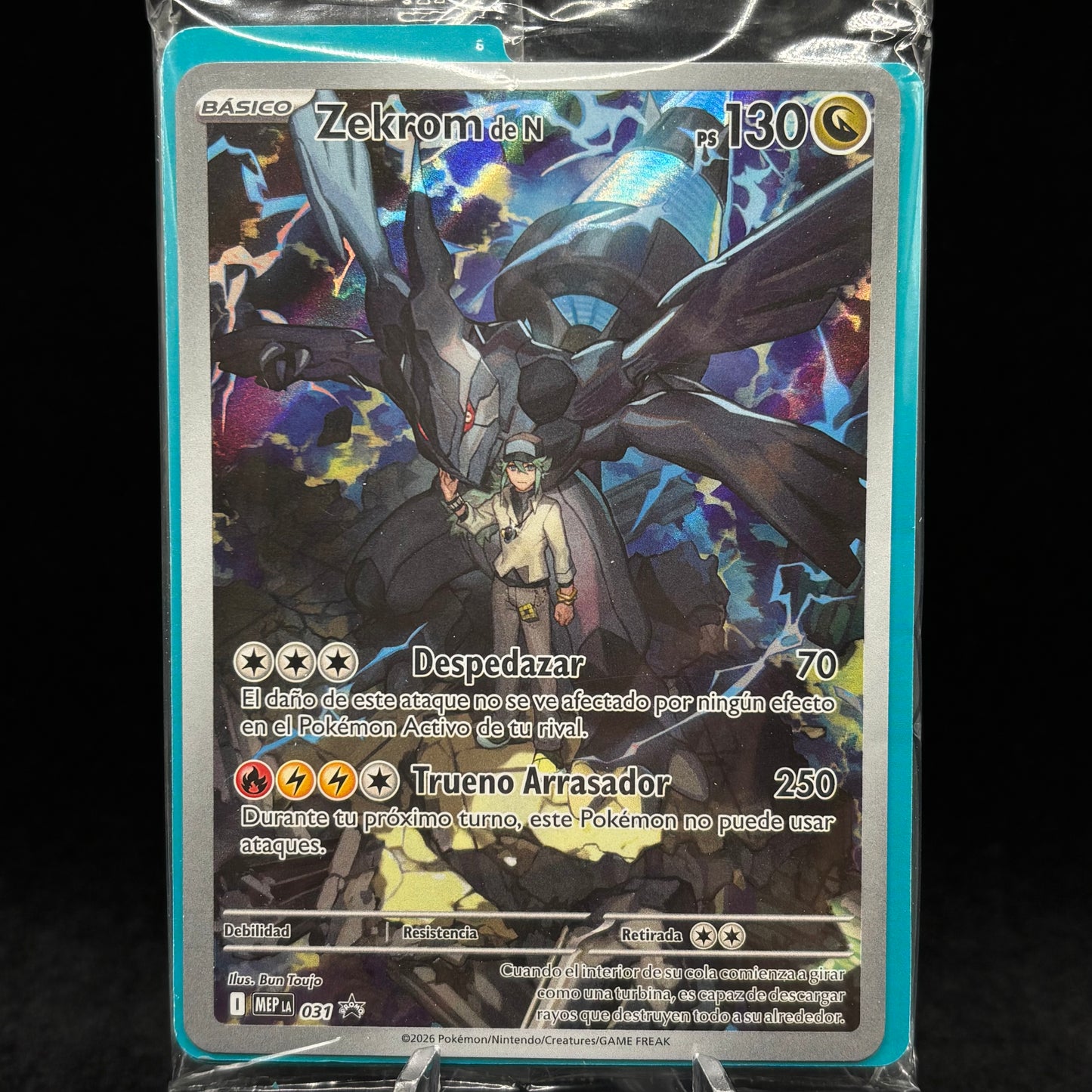 N's Zekrom - 031 - ME: Mega Evolution *SPANISH Sealed PR* Single Card