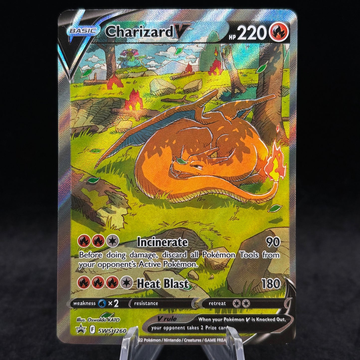 Charizard V - SWSH260 - SWSH: Sword & Shield PR Single Card