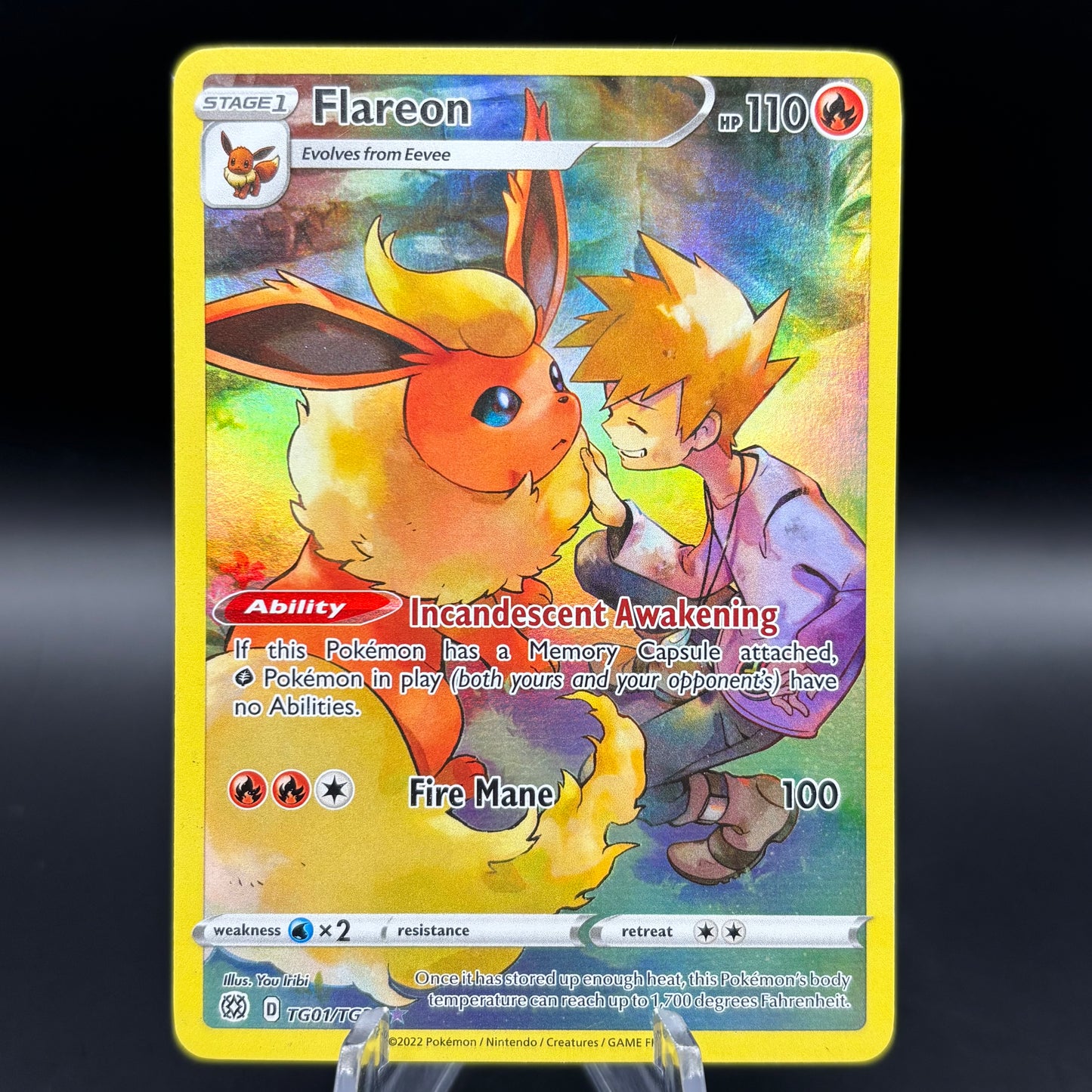 Flareon - SWSH09: Brilliant Stars Trainer Gallery *Light Play* Single Card