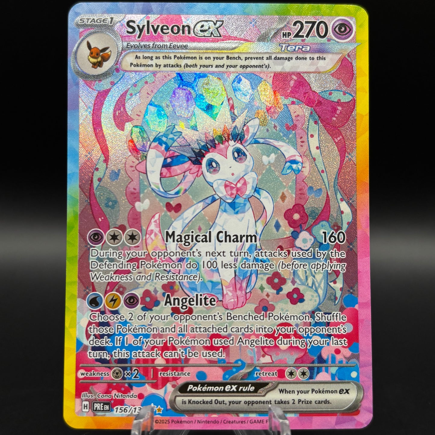 Sylveon ex - 156/131 Single Card *Light Play*