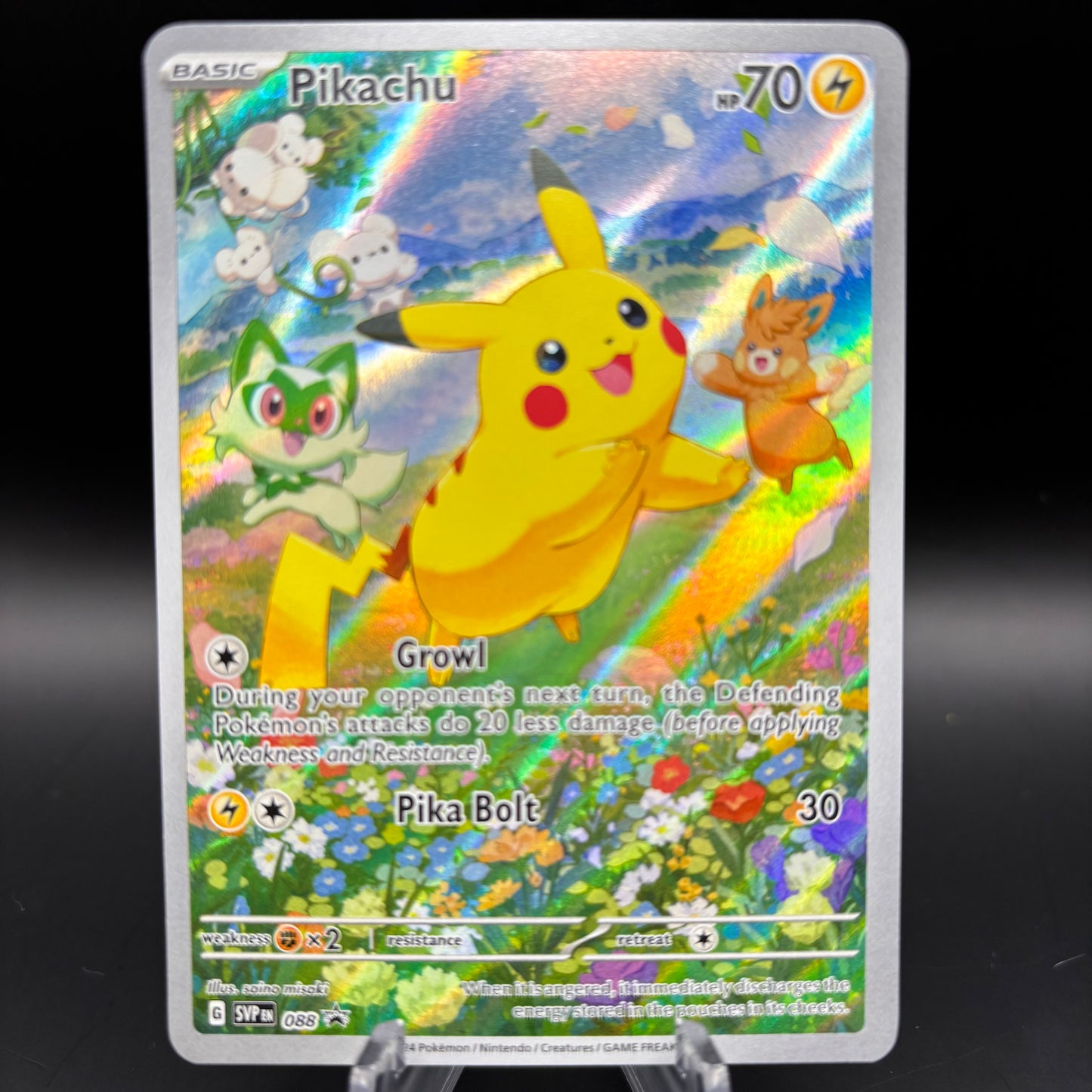 Pikachu - 088 - SV: Scarlet & Violet Pr Single Card