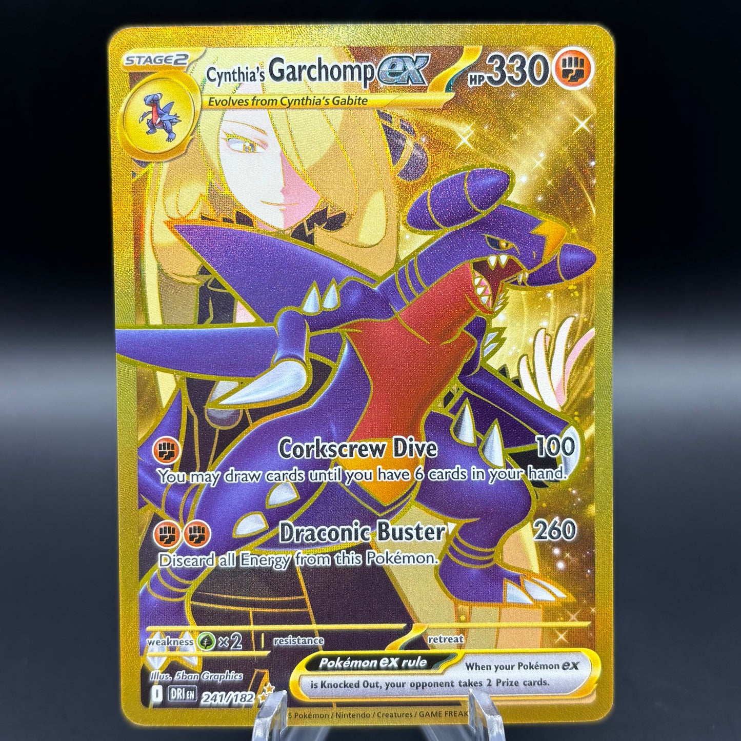 Cynthia's Garchomp ex - 241/182 Single Card