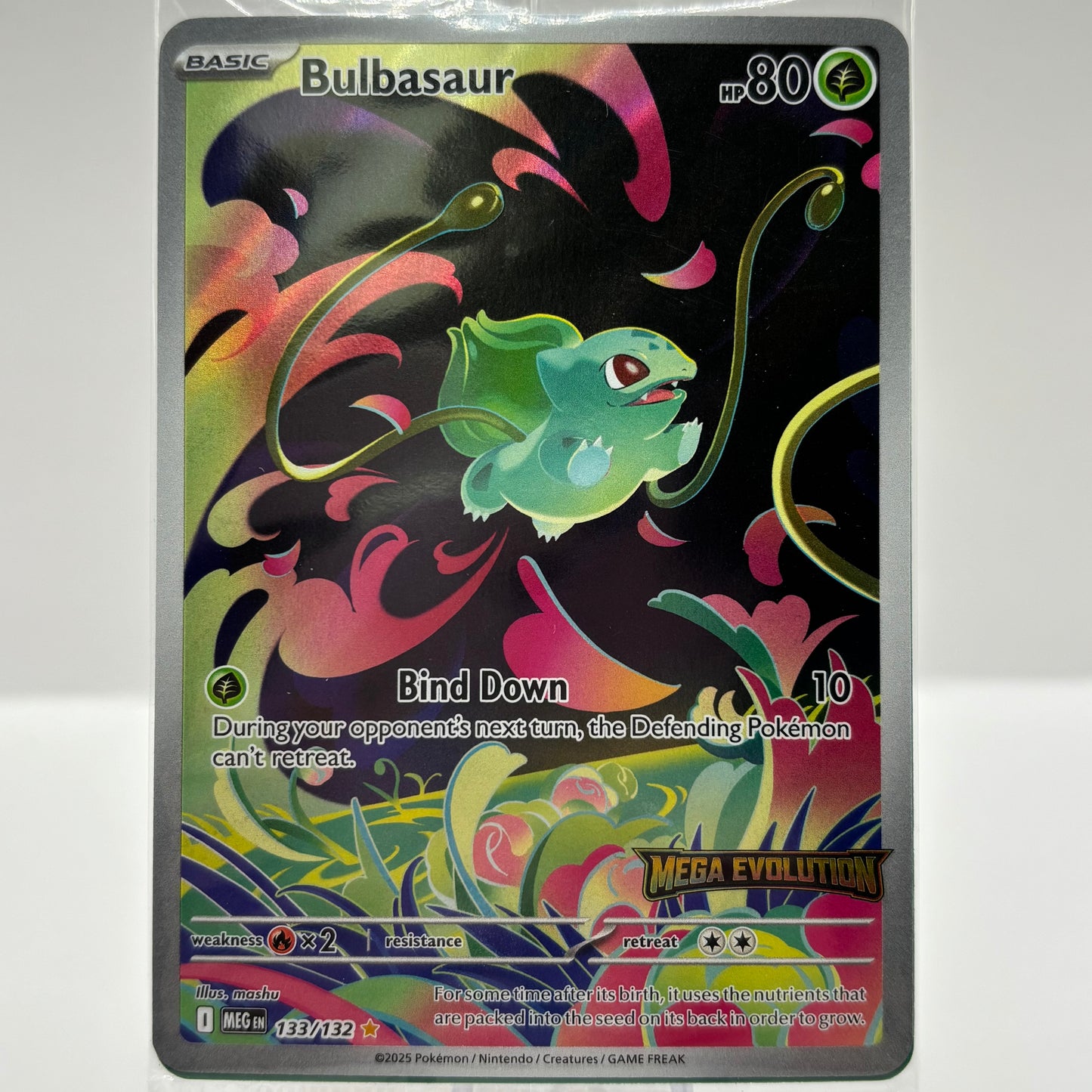Bulbasaur - 133/132 (Mega Evolution Stamped) *Sealed*