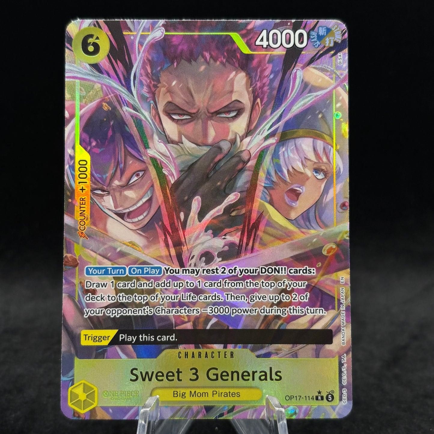 Sweet 3 Generals (Alternate Art) - The World's Strongest Warriors (OP17) Single Card