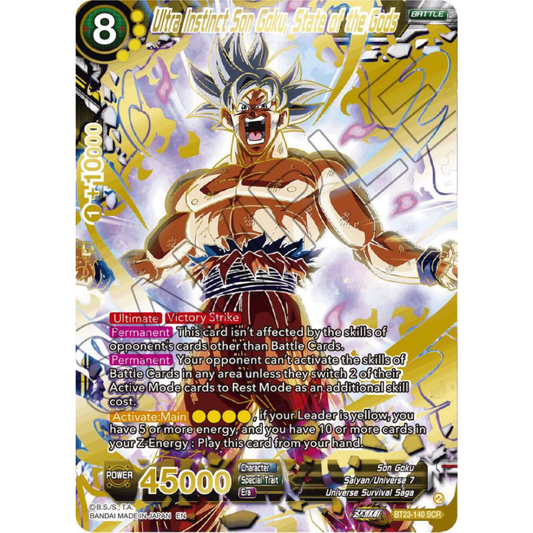 Ultra Instinct Son Goku, State of the Gods - Perfect Combination