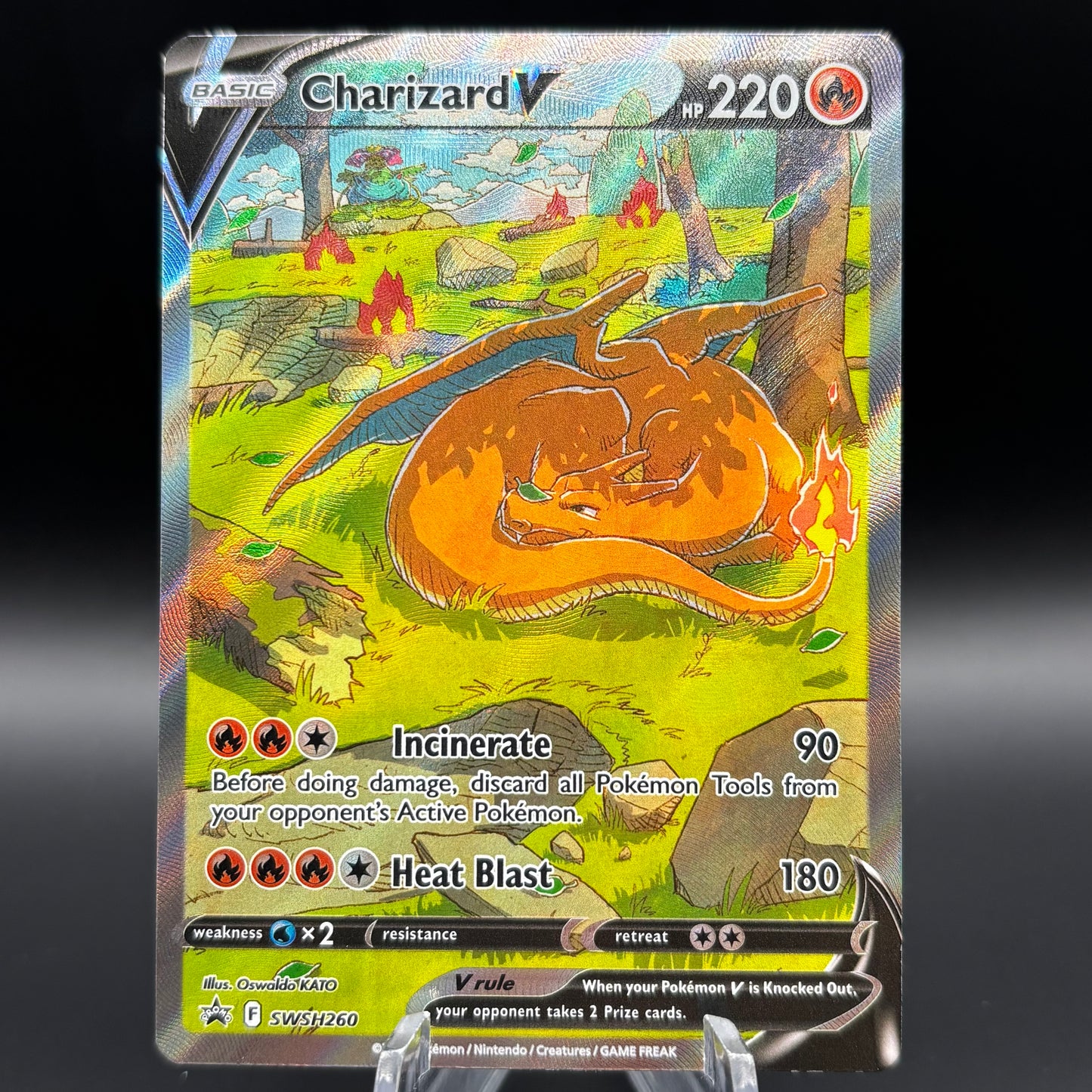 Charizard V - SWSH260 - SWSH: Sword & Shield PR Single Card