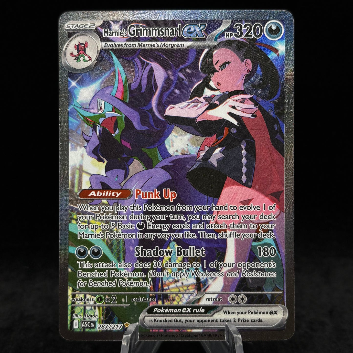 Marnie's Grimmsnarl ex - ME: Ascended Heroes Single Card