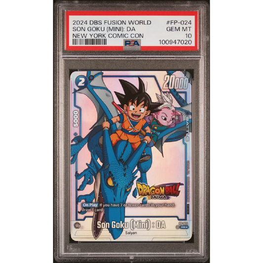 PSA 10 Dragon Ball Fusion World Son Goku (Mini): DA New York Comic Con FP-024 PR*