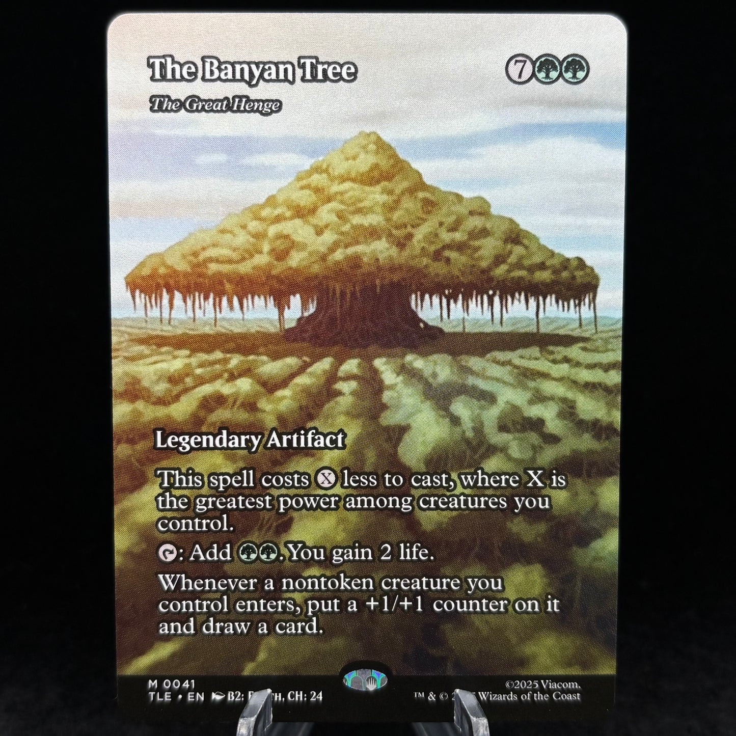 The Banyan Tree - The Great Henge (Borderless) - Avatar: The Last Airbender: Eternal-Legal Single Card