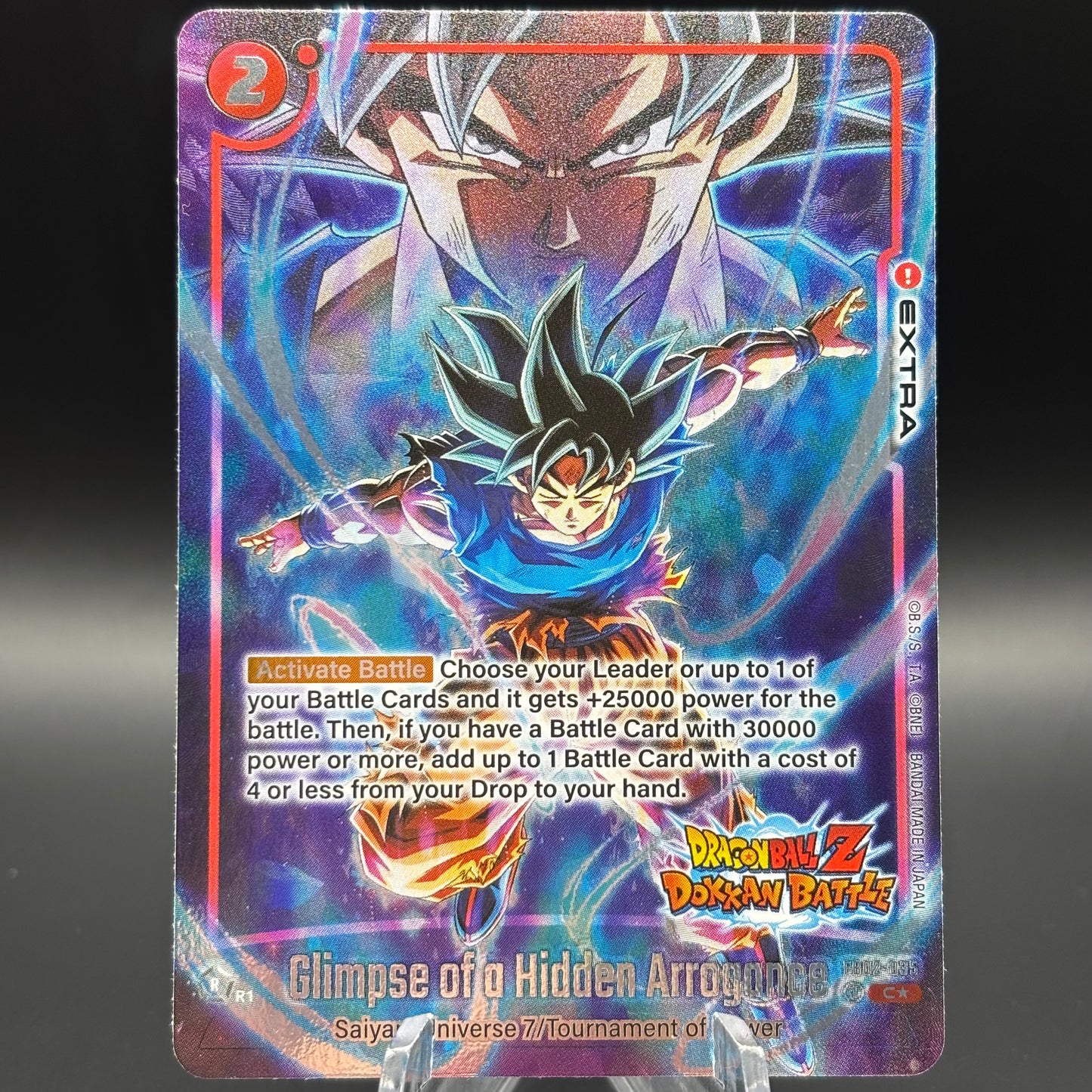 Glimpse of a Hidden Arrogance (Dragon Ball Z Dokkan Battle Alternate Art) Single Card