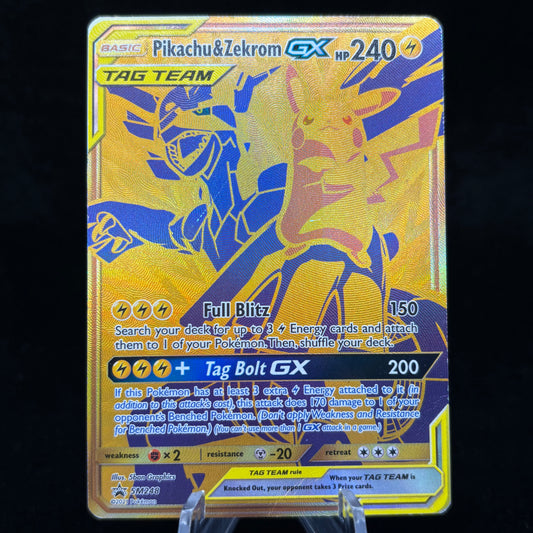 Pikachu & Zekrom GX - SM248 *Damaged* Single Card