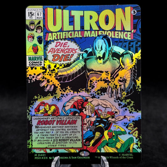 Ultron, Artificial Malevolence (Borderless) (0401) - Marvel Super Heroes Single Card