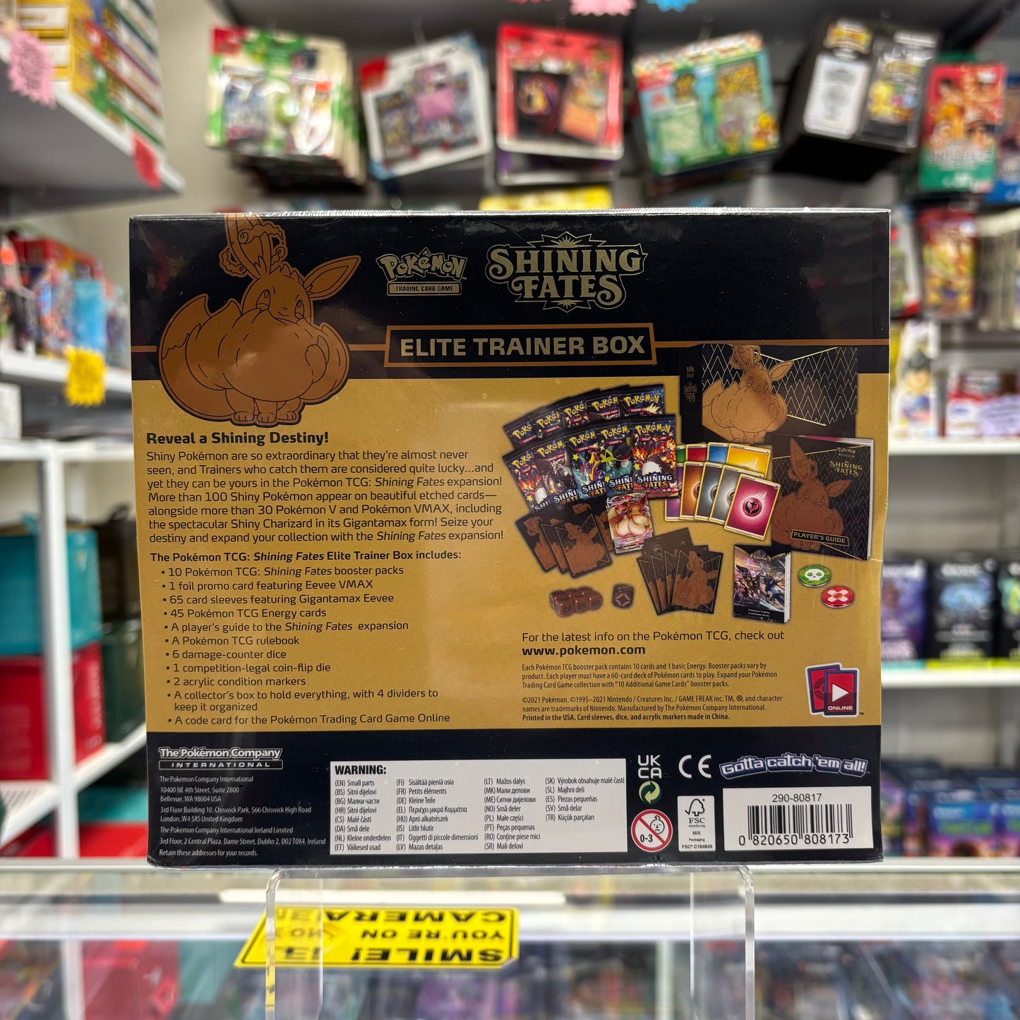 Pokemon - Shining Fates Elite Trainer Box [w/ Plastic Protector]