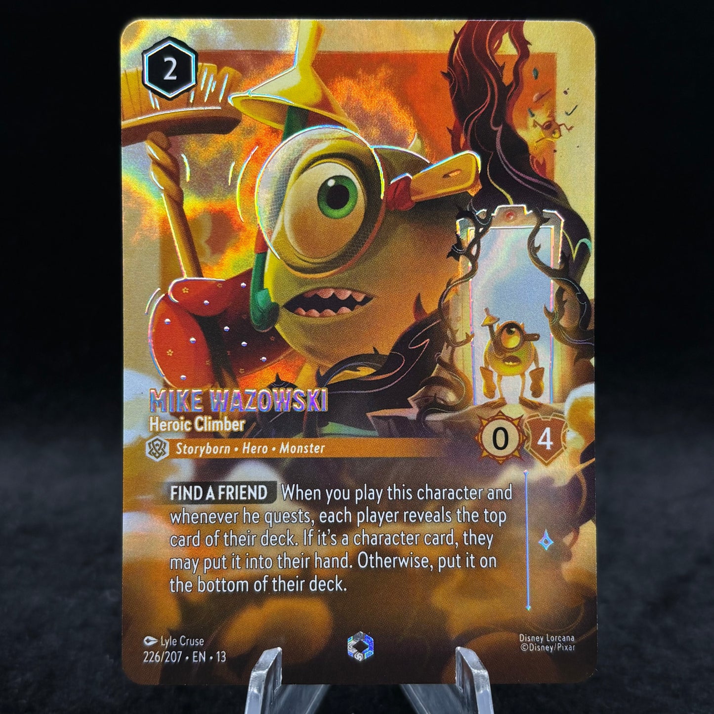 Mike Wazowski - Heroic Climber (Enchanted) - Attack of the Vine! Single Card