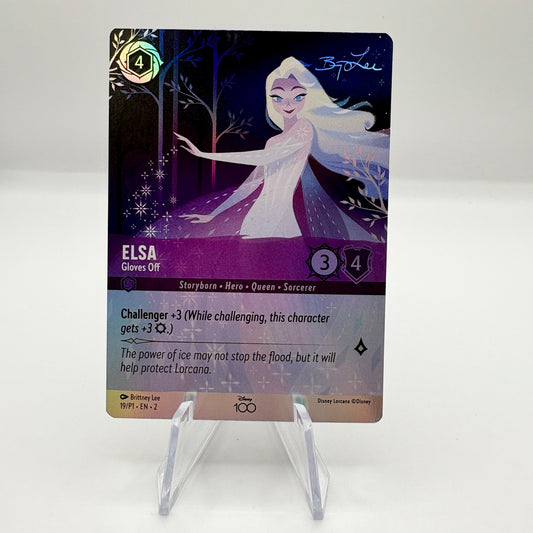 Elsa - Gloves Off (Alternate Art) - Disney100 Promos