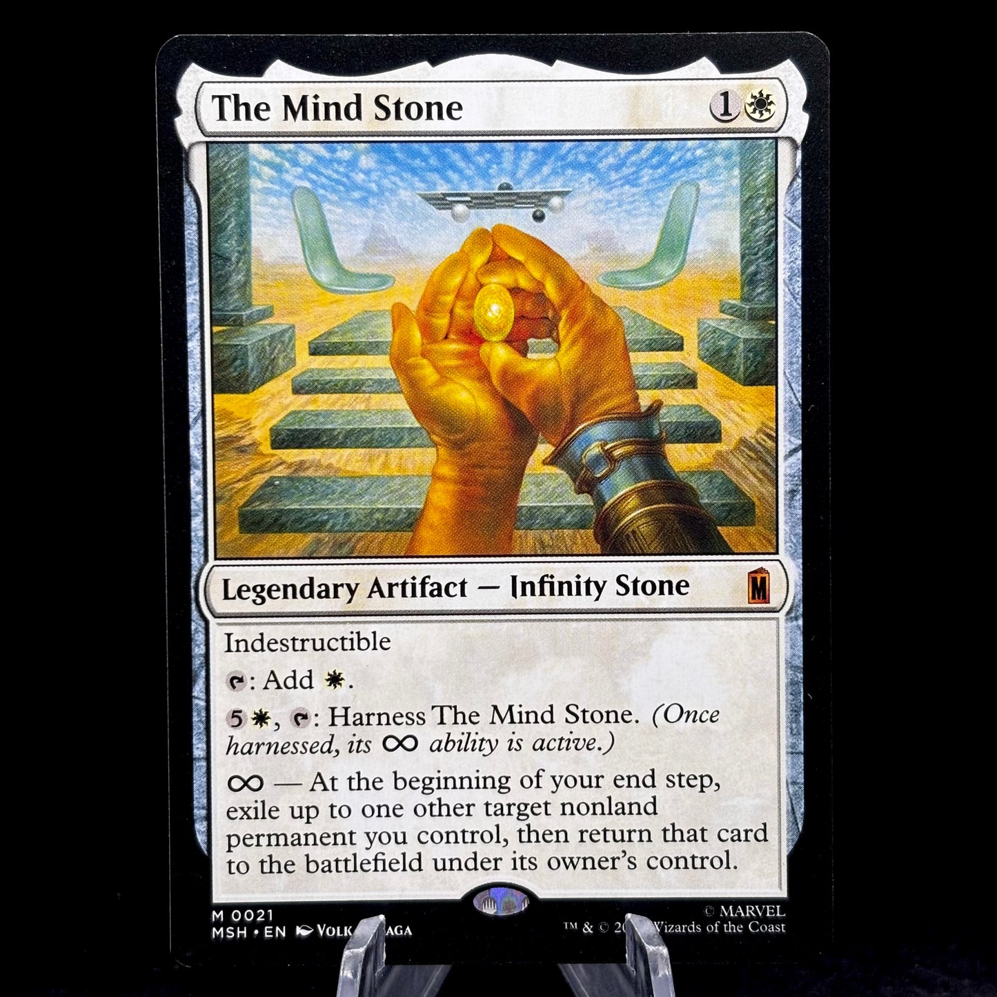 The Mind Stone - Marvel Super Heroes *Light Play* Single Card