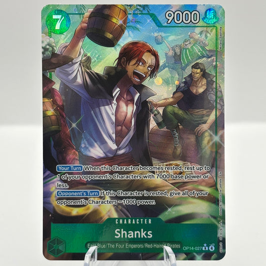 Shanks (Alternate Art) - The Azure Sea's Seven (OP14)