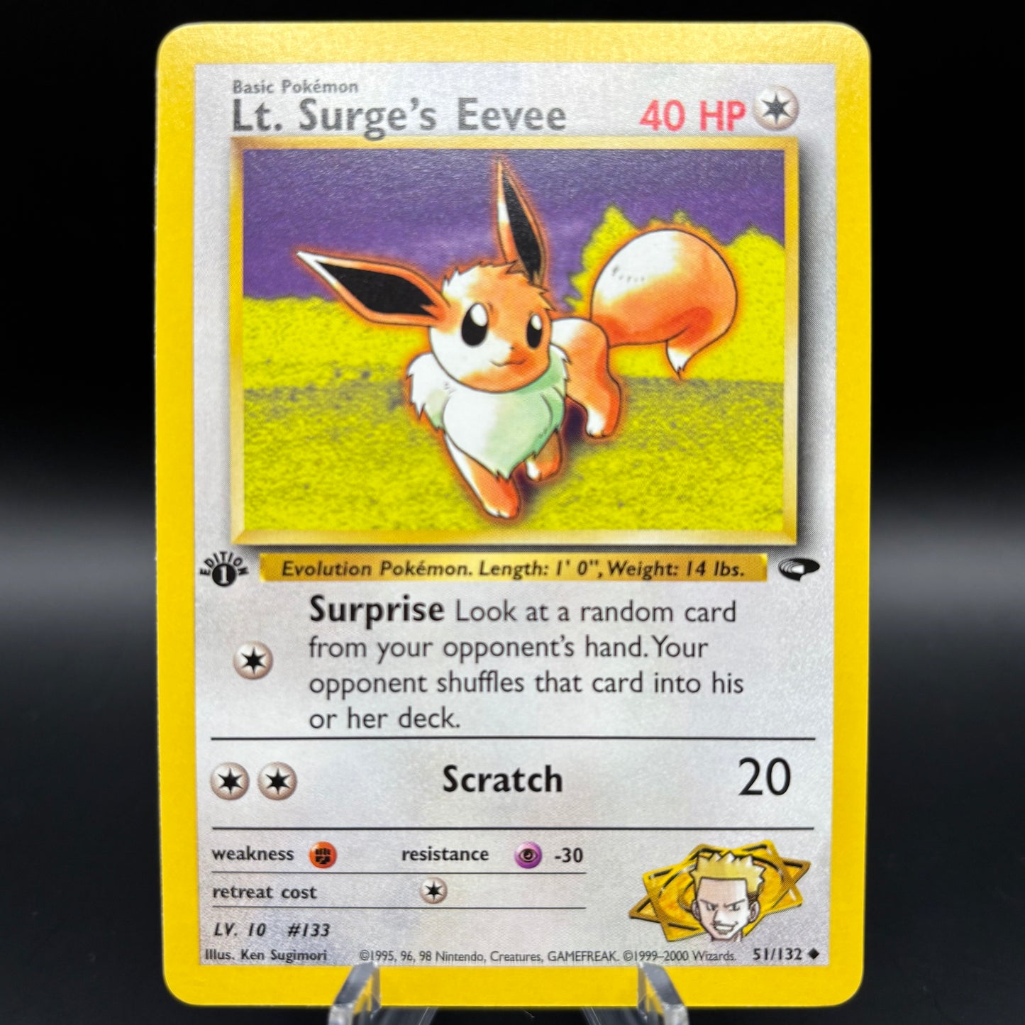 Lt. Surge's Eevee - Gym Challenge Single Card
