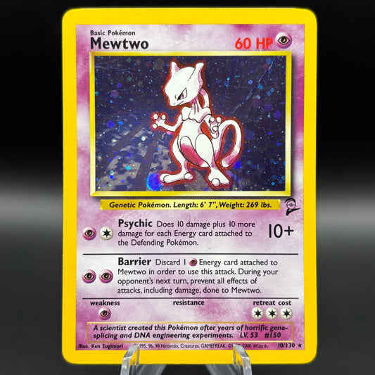 Mewtwo - Base Set 2 (BS2) Single Card *Light Play*