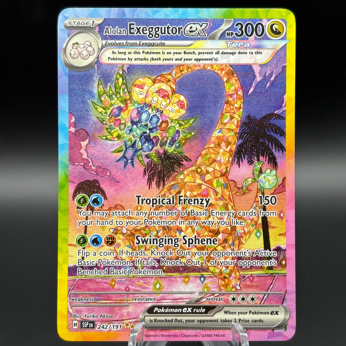 Alolan Exeggutor ex - 242/191 - Single Card