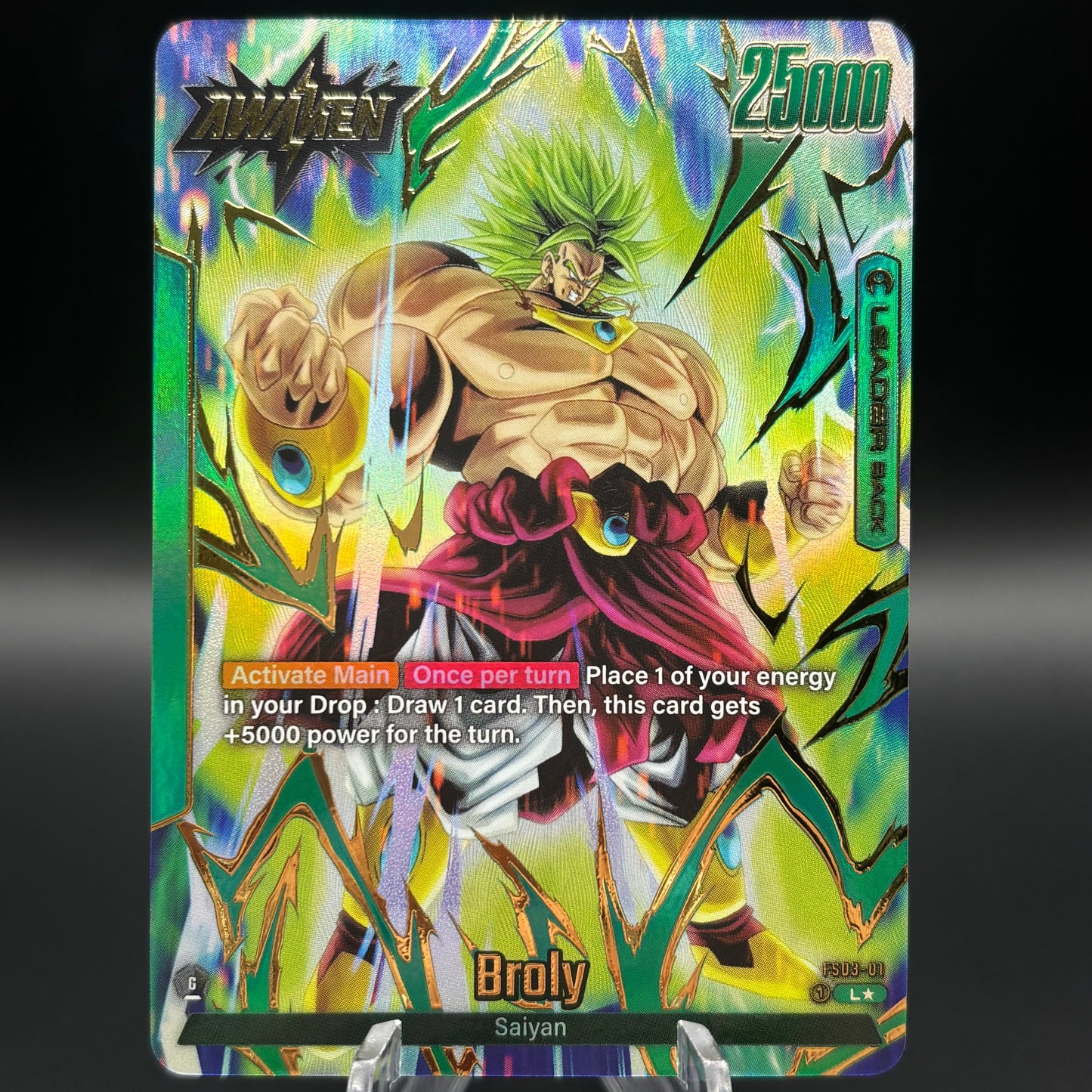 Broly - FS03-01 (Gold) Single Card