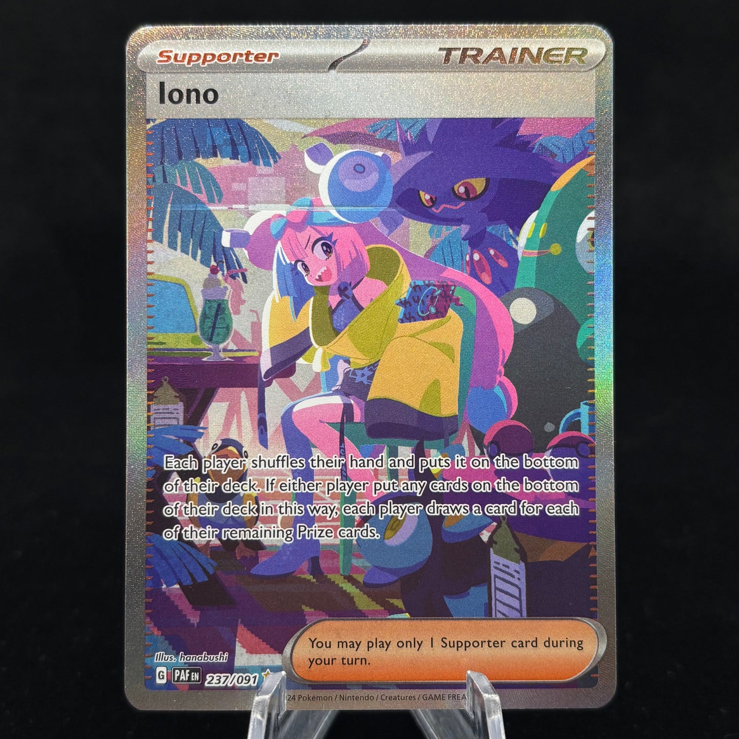 Iono - 237/091 - SV: Paldean Fates Single Card