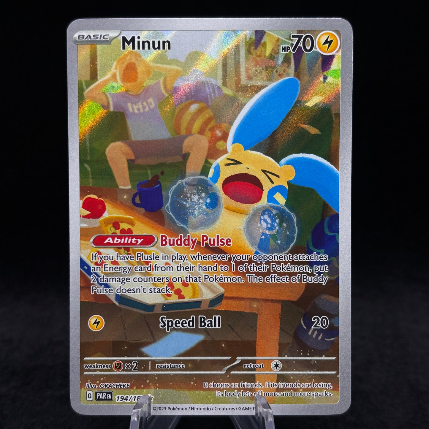 Minun - 194/182 - SV04: Paradox Rift Single Card